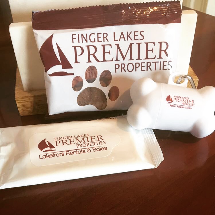 pet friendly rentals finger lakes welcome bag