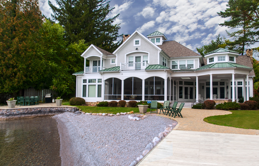 exterior of finger lakes vacation rental